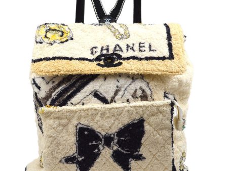 CHANEL 1994 Terry Cloth Backpack 04312 Supply