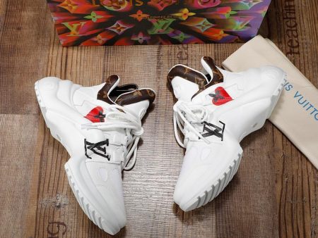 Louis Vuitton Archlight White Brown Sneaker Hot on Sale