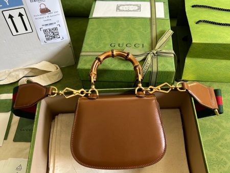 Gucci Small Top Handle Bag With Bamboo Fashion