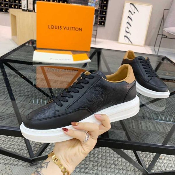 Louis Vuitton LWnogram Black Sneaker Fashion