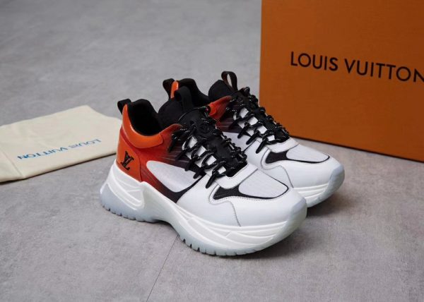 Louis Vuitton Run Away Pulse Orange Sneaker For Cheap