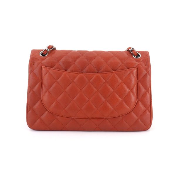 Chanel matelasse 30 chain shoulder bag caviar skin leather orange A58600 silver metal fittings Matelasse Bag For Cheap