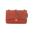 Chanel matelasse 30 chain shoulder bag caviar skin leather orange A58600 silver metal fittings Matelasse Bag For Cheap