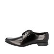 Prada 2EC124-P39 Men s Shoes Black Calf-Skin Leather Oxfords (PRM1041) Hot on Sale