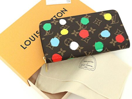 LOUIS VUITTON Yayoi Kusama LV × YK Zippy Round Long Wallet M81864 Cheap