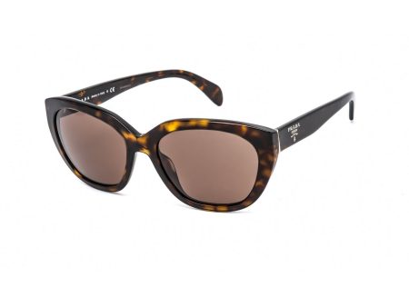 Prada PR 16XS Sunglasses Dark Havana   Brown Women s (S) For Cheap