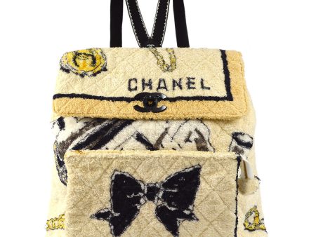 CHANEL 1994 Backpack Terry Cloth 17865 Cheap