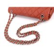 Chanel matelasse 30 chain shoulder bag caviar skin leather orange A58600 silver metal fittings Matelasse Bag For Cheap