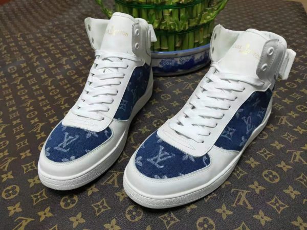 Louis Vuitton Rivoli White Blue Sneaker Online Hot Sale