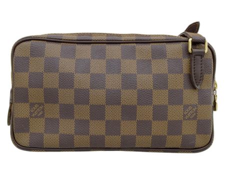 LOUIS VUITTON 2007 Made Canvas Damier Marly Bandouliere Brown Online Sale