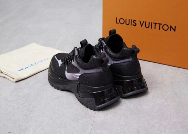 Louis Vuitton Run Away Brown Black Sneaker Fashion