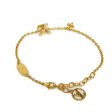 LOUIS VUITTON Bracelet LV Iconic Circle Strass Gold Monogram Flower Clear M00587 Women s Accessories Jewelry Cheap