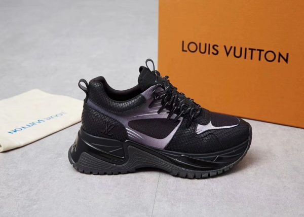 Louis Vuitton Run Away Brown Black Sneaker Fashion