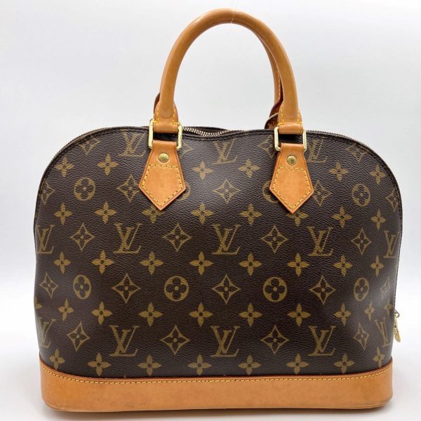 LOUIS VUITTON Alma [old] M51130 Monogram Handbag Brown PVC For Cheap