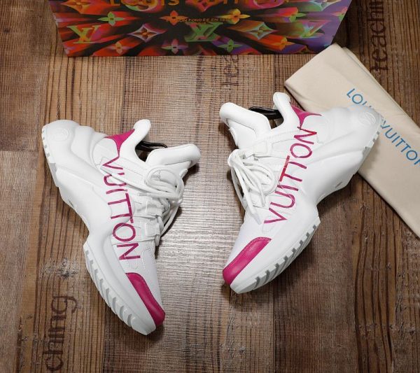 Louis Vuitton Archlight White Pink Sneaker Online now