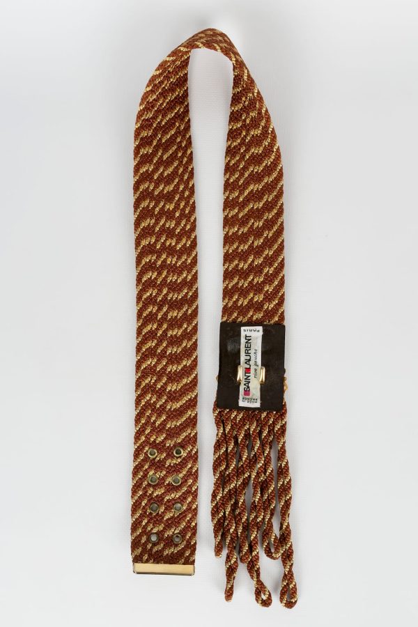 Ceinture en passementerie Yves Saint Laurent Online Hot Sale