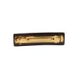 LOUIS VUITTON Brown Resin And Gold Hair Barrette For Discount