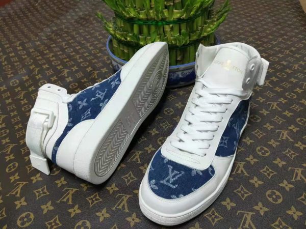 Louis Vuitton Rivoli White Blue Sneaker Online Hot Sale