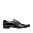 Prada 2DG094-B4L Men s Shoes Black Calf-Skin Leather Moccasin Loafers (PRM1006) Online Hot Sale