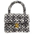 CHANEL * 1991-1994 Classic Flap Handbag Micro Tweed 24812 Online Hot Sale