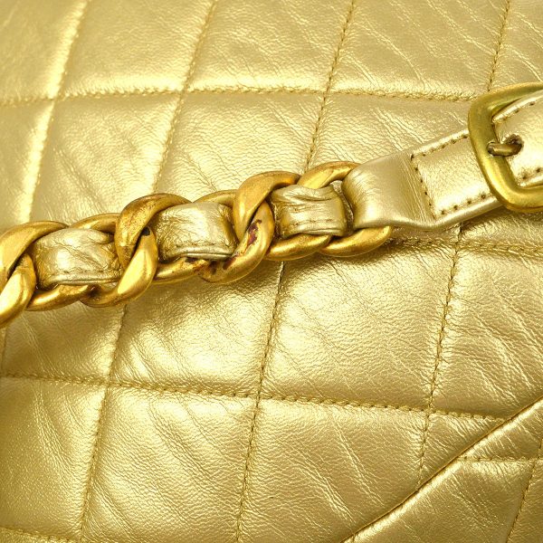 CHANEL 1991-1994 Gold Lambskin DUMA Backpack Medium GS01603c Online Sale