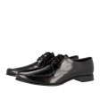 Prada 2EC124-P39 Men s Shoes Black Calf-Skin Leather Oxfords (PRM1041) Hot on Sale