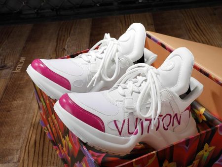 Louis Vuitton Archlight White Pink Sneaker Online now