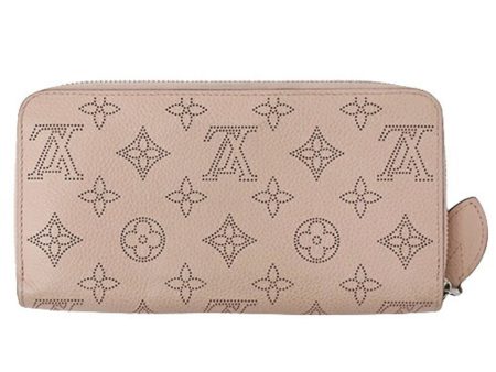 LOUIS VUITTON Wallet Monogram Mahina Women s Long Zippy Magnolia M61868 Pink Round Supply