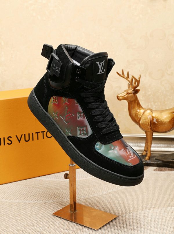 Louis Vuitton High Top Black Sneaker Sale