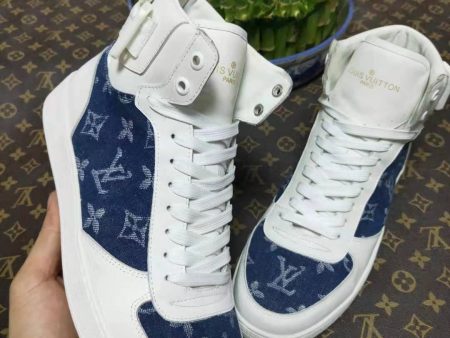 Louis Vuitton Rivoli White Blue Sneaker Online Hot Sale