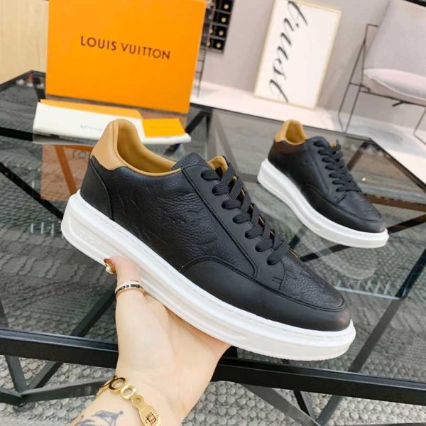 Louis Vuitton LWnogram Black Sneaker Fashion