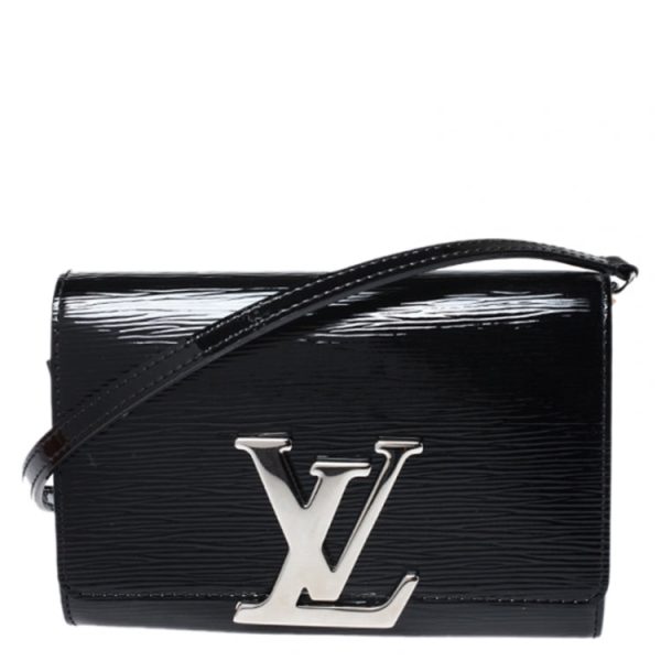 LOUIS VUITTON Louise PM Epi Patent Clutch Online now