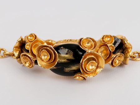 Bracelet baroque Yves Saint Laurent Haute Couture Fashion