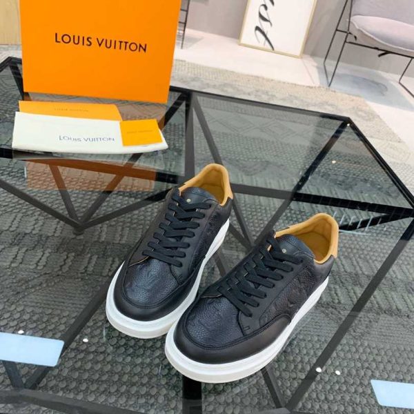 Louis Vuitton LWnogram Black Sneaker Fashion