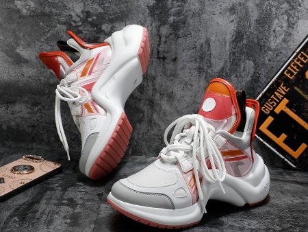 Louis Vuitton Archlight White Orange Sneaker Online