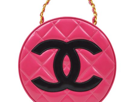 CHANEL 1995 Round Vanity Handbag 92591 Hot on Sale