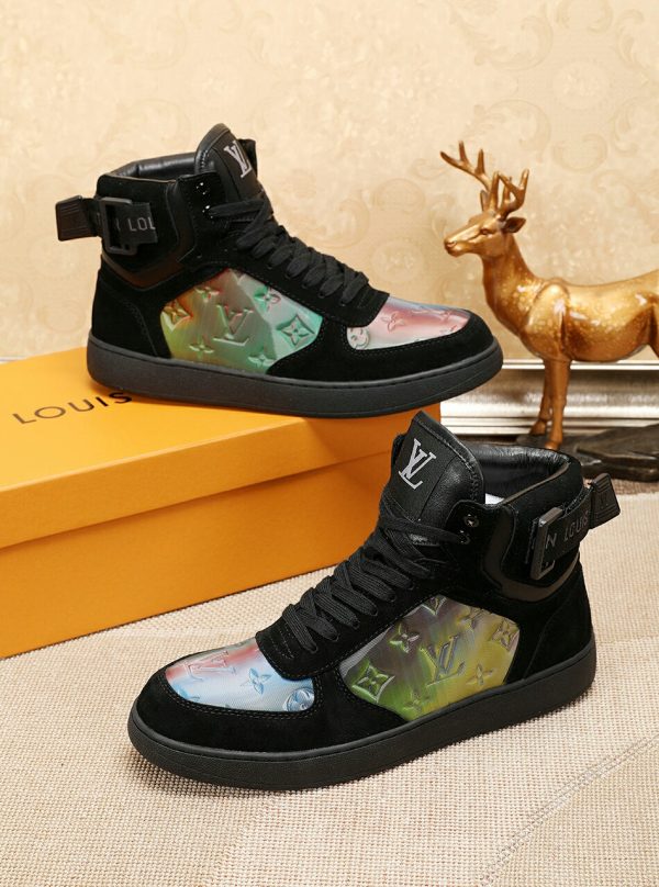 Louis Vuitton High Top Black Sneaker Sale