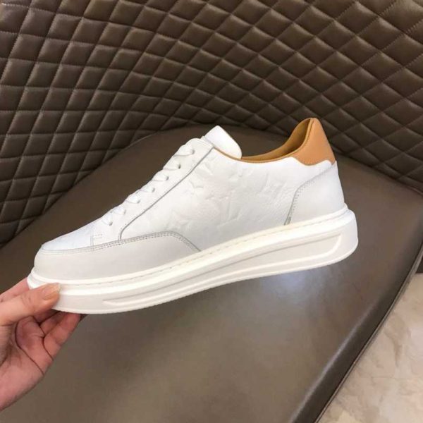 Louis Vuitton Beverly Hills White Yellow Sneaker Online now