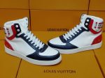 Louis Vuitton Rivoli Black Red Sneaker For Discount