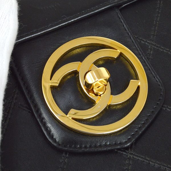 CHANEL 1991-1994 Cosmoline Circled CC Vanity Handbag AK31930f For Cheap