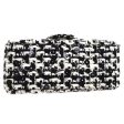 CHANEL * 1991-1994 Classic Flap Handbag Micro Tweed 24812 Online Hot Sale