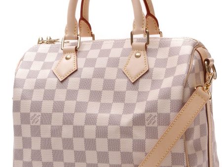 Louis Vuitton Speedy Bandouliere 25 Bag - Damier Azur For Sale