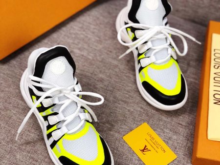 Louis Vuitton Archlight Black White Yellow Sneaker Hot on Sale