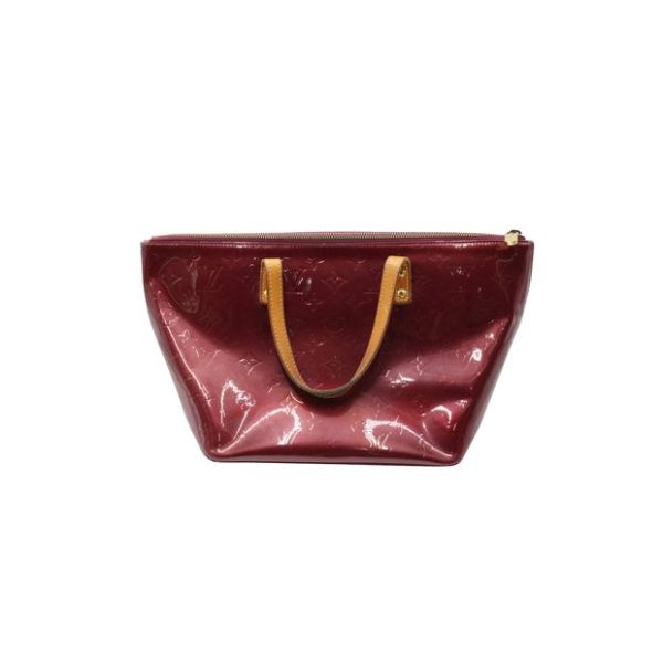 LOUIS VUITTON Burgundy Monogram Vernis Bellevue Pm Bag Online now