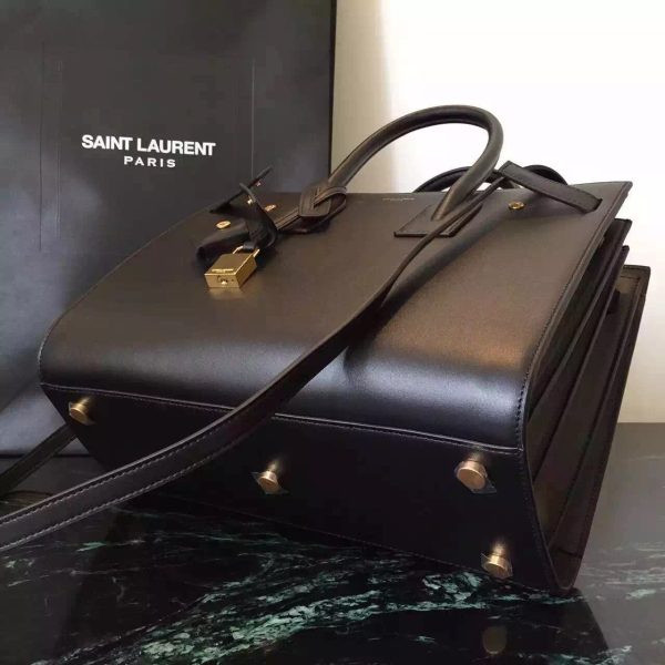 Yves Saint Laurent Small Sac De Jour Bag In Black Leather Online