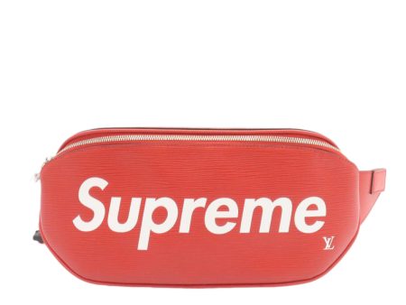 LOUIS VUITTON x Supreme Epi Bum bag Body Bag Red M53418 LV  knn057 Online