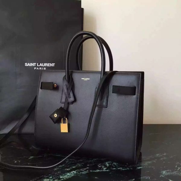 Yves Saint Laurent Small Sac De Jour Bag In Black Leather Online