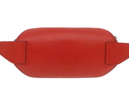 LOUIS VUITTON �~ Supreme Epi Bum Bag Waist Bag Red M53418 LV  29232A Fashion