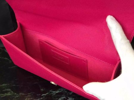 Yves Saint Laurent Rosy Classic Monogramme Clutch Supply