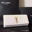 Yves Saint Laurent White Classic Monogramme Clutch For Cheap